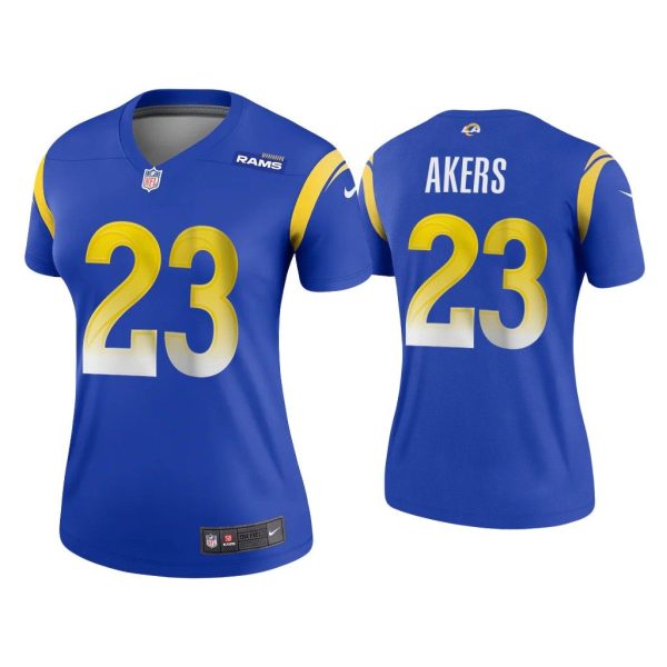 Women 2020 Cam Akers Los Angeles Rams Royal Legend Jersey