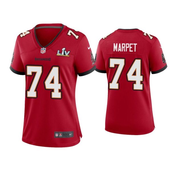 Women Ali Marpet Tampa Bay Buccaneers Super Bowl LV Red Game Jersey