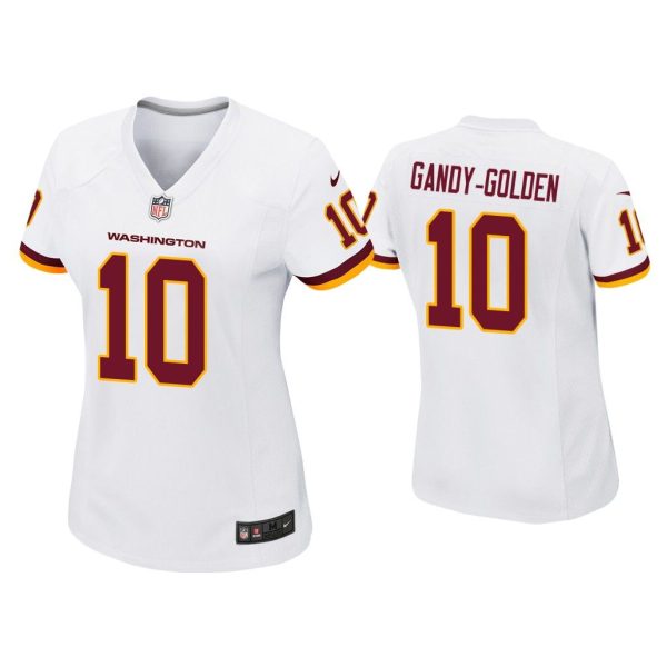 Women Antonio Gandy-Golden Washington Football Team White Game Jersey