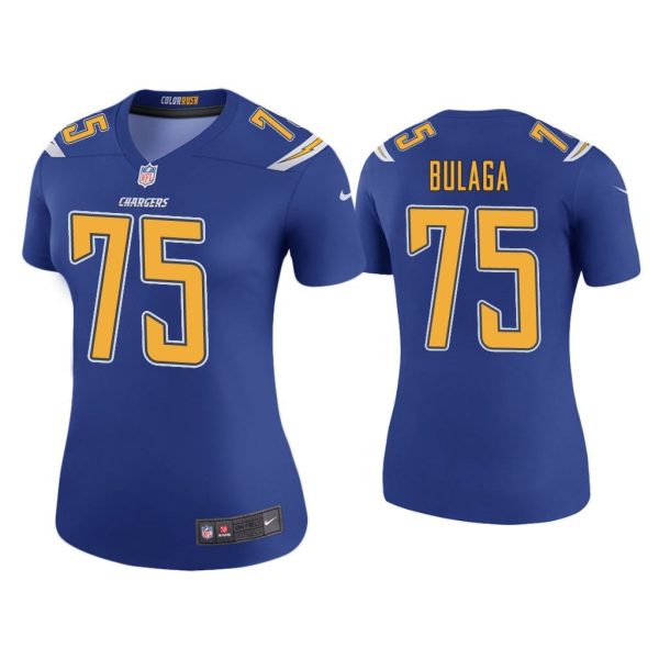 Women Color Rush Legend Bryan Bulaga Los Angeles Chargers Royal Jersey