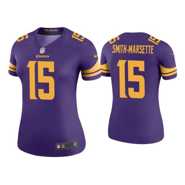 Women Color Rush Legend Ihmir Smith-Marsette Minnesota Vikings Purple Jersey