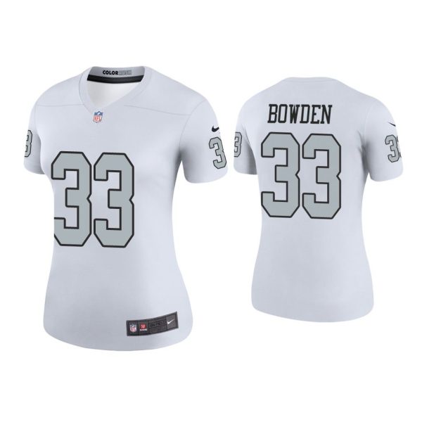 Women Color Rush Legend Lynn Bowden Las Vegas Raiders White Jersey