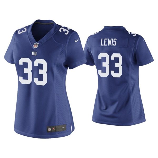 Women Dion Lewis New York Giants Royal Game Jersey