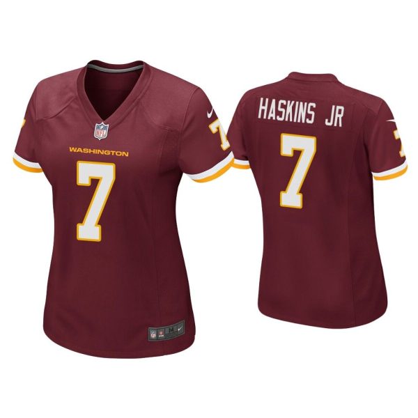 Women Dwayne Haskins Jr. Washington Football Team Burgundy Game Jersey