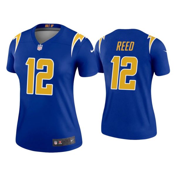 Women Joe Reed Los Angeles Chargers Royal Legend Jersey