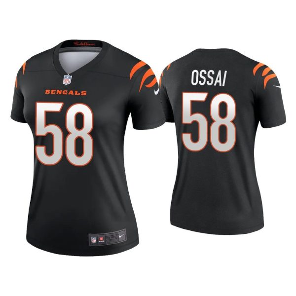 Women Joseph Ossai Cincinnati Bengals Black Legend Jersey
