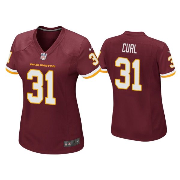 Women Kamren Curl Washington Football Team Burgundy Game Jersey