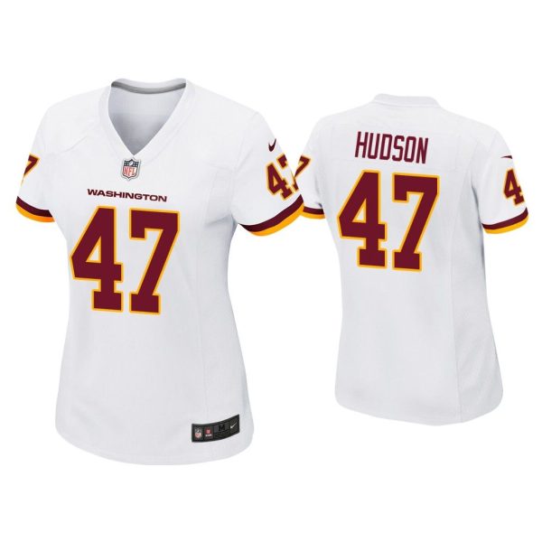 Women Khaleke Hudson Washington Football Team White Game Jersey