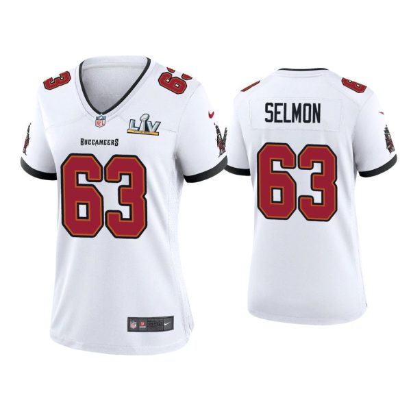 Women Lee Roy Selmon Tampa Bay Buccaneers Super Bowl LV White Game Jersey
