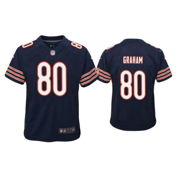 Youth Jimmy Graham Chicago Bears Navy Game Jersey