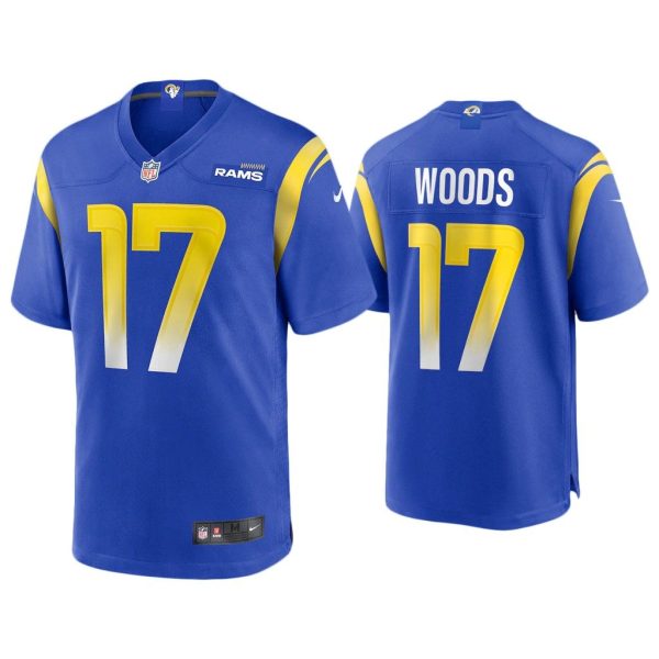 2020 Robert Woods Los Angeles Rams Royal Game Jersey