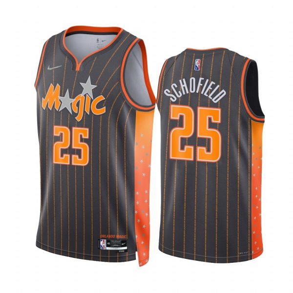 Admiral Schofield Orlando Magic 2021-22 City Edition Black #25 Jersey NBA75th Season