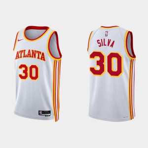 Atlanta Hawks Chris Silva #30 Association Edition White Jersey