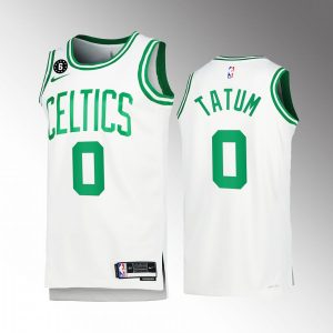 Boston Celtics Jayson Tatum 2022-23 Association Edition White #0 Jersey Honor Russell