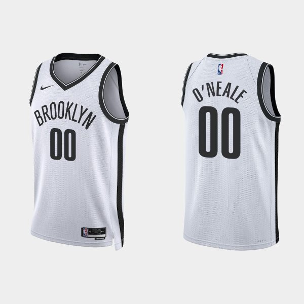 Brooklyn Nets Royce O'Neale #00 2022-23 Association Edition White Jersey Swingman