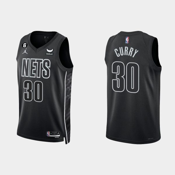 Brooklyn Nets Seth Curry #30 Black 2022-23 Statement Edition Jersey