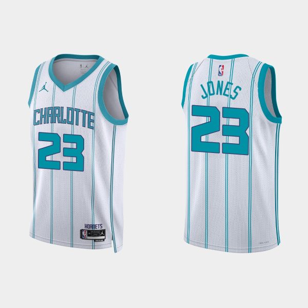 Charlotte Hornets Kai Jones #23 2022-23 Association Edition White Jersey Swingman