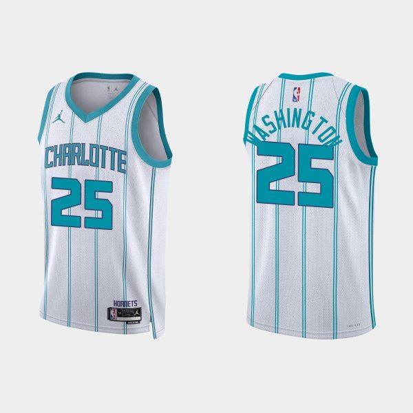 Charlotte Hornets P. J. Washington #25 2022-23 Association Edition White Jersey Swingman