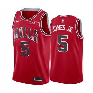 Chicago Bulls Derrick Jones Jr. 2021 Red Icon Edition Jersey