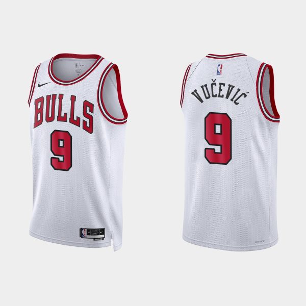 Chicago Bulls Nikola Vucevic #9 Association Edition White Jersey