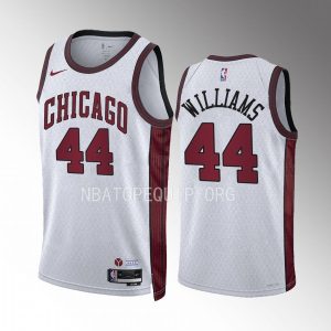 Chicago Bulls Patrick Williams 2022-23 City Edition White #44 Jersey Swingman
