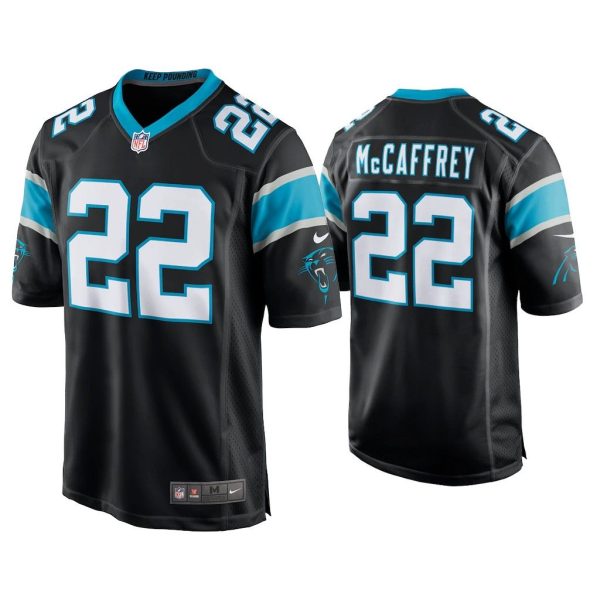 Christian McCaffrey Carolina Panthers Black Game Jersey