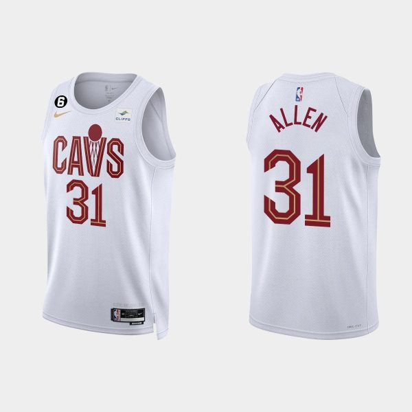 Cleveland Cavaliers #31 Jarrett Allen 2022-23 Association Edition White Jersey