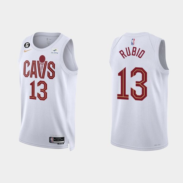 Cleveland Cavaliers #99 Ricky Rubio 2022-23 Association Edition White Jersey