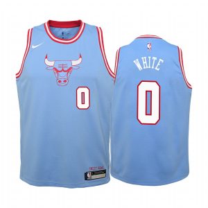Coby White Chicago Bulls 2019-20 City Youth Jersey - Blue