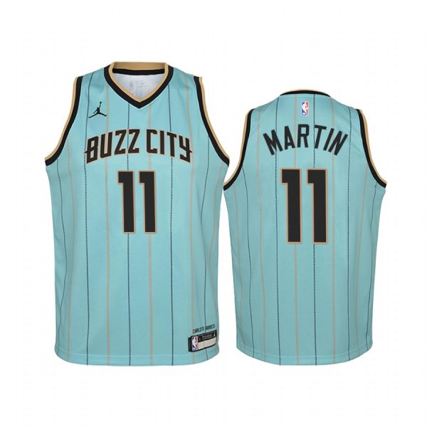 Cody Martin Charlotte Hornets 2020-21 Buzz City Youth Jersey - Mint Green