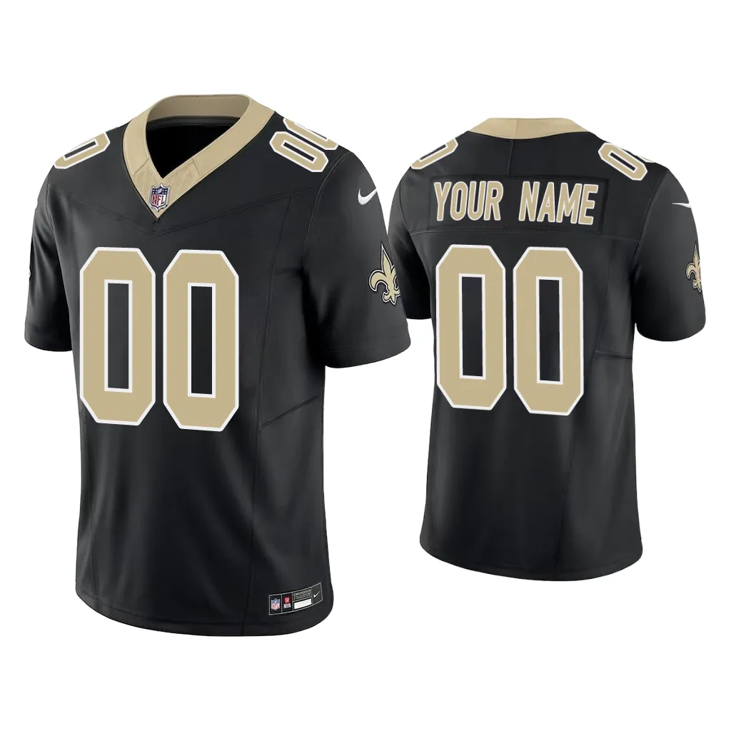 Custom New Orleans Saints Black Vapor F.U.S.E. Limited Jersey – Need A ...