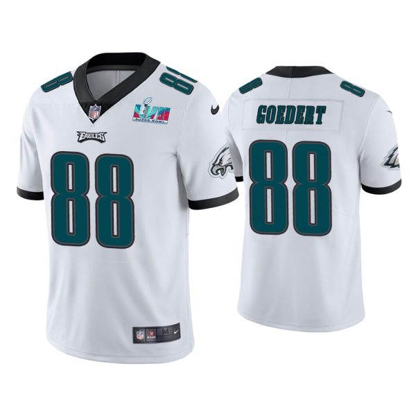 Dallas Goedert Philadelphia Eagles Super Bowl LVII White Vapor Limited Jersey