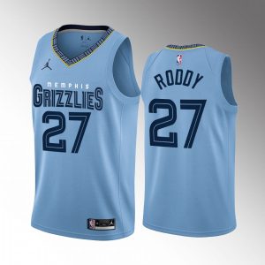 David Roddy 2022-23 Memphis Grizzlies Blue #27 City Edition Jersey