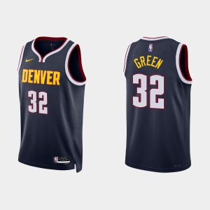 Denver Nuggets #32 Jeff Green Icon Edition Navy 2022-23 Jersey