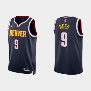 Denver Nuggets #9 Davon Reed Icon Edition Navy 2022-23 Jersey