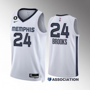 Dillon Brooks #24 Memphis Grizzlies 2022-23 Association Edition White Jersey