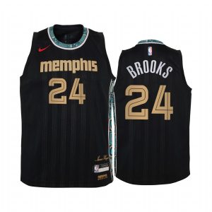 Dillon Brooks Memphis Grizzlies 2020-21 City Black Youth Jersey - New Uniform