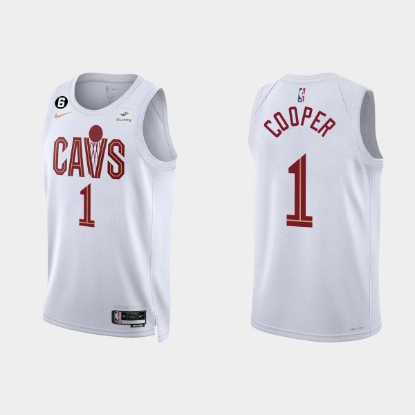 Gold is Back Cleveland Cavaliers #1 Rajon Rondo 2022-23 Association Edition White Jersey