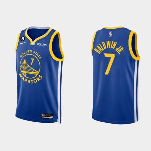 Golden State Warriors #7 Patrick Baldwin Jr. Icon Edition Royal 2022-23 Jersey