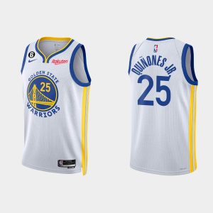 Golden State Warriors Lester Quinones #25 2022-23 Association Edition White Jersey Swingman