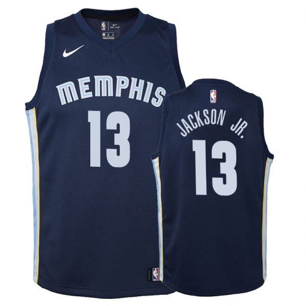 Grizzlies Youth Jaren Jackson Jr. #13 Icon Navy Jersey