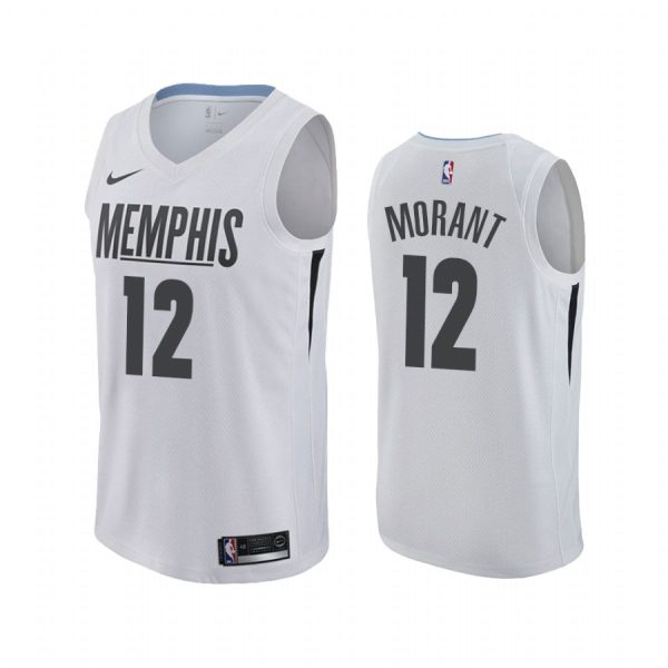 Ja Morant MLK Day Grizzlies Honor King Jersey White