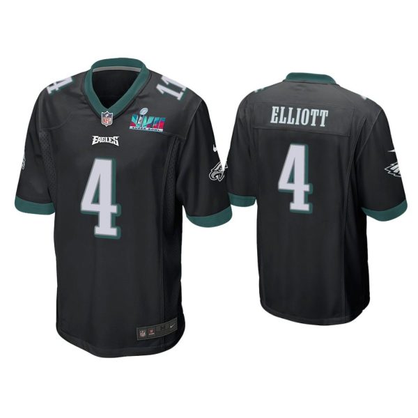Jake Elliott Philadelphia Eagles Super Bowl LVII Black Game Jersey