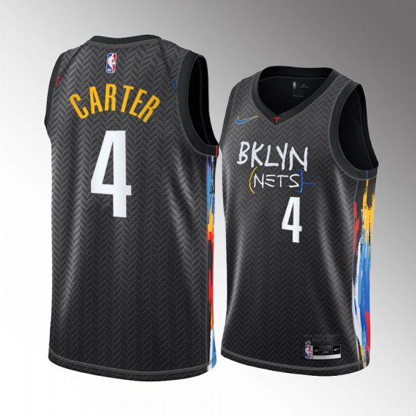 Jay-Z Shawn Carter Brooklyn Nets #4 White Jersey City
