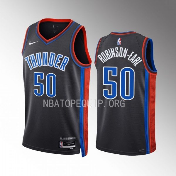 Jeremiah Robinson-Earl 2022-23 Oklahoma City Thunder Gray #50 City Edition Jersey Swingman
