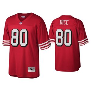 Jerry Rice San Francisco 49Ers Scarlet 1994 Throwback Legacy Replica Jersey