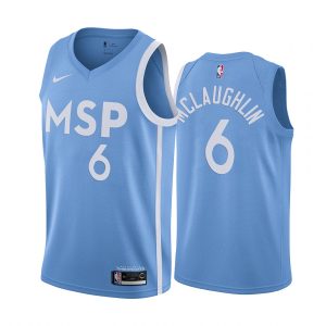Jordan McLaughlin Minnesota Timberwolves 2019-20 City Edition Blue Jersey