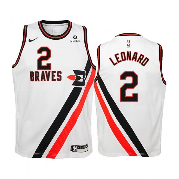 Kawhi Leonard Los Angeles Clippers Hardwood Classics Youth Jersey - White