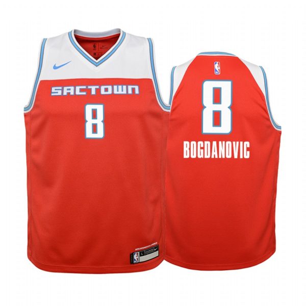 Kings Bogdan Bogdanovic Youth Jersey City Red 2019-20