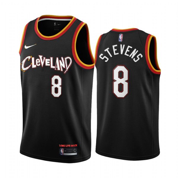 Lamar Stevens Cleveland Cavaliers 2020-21 Black City Jersey